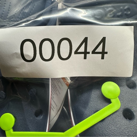 Crocs Women’s Bayaband Blue and Red  Rubber Slip On Clogs Size C7 - Picture 8 of 8